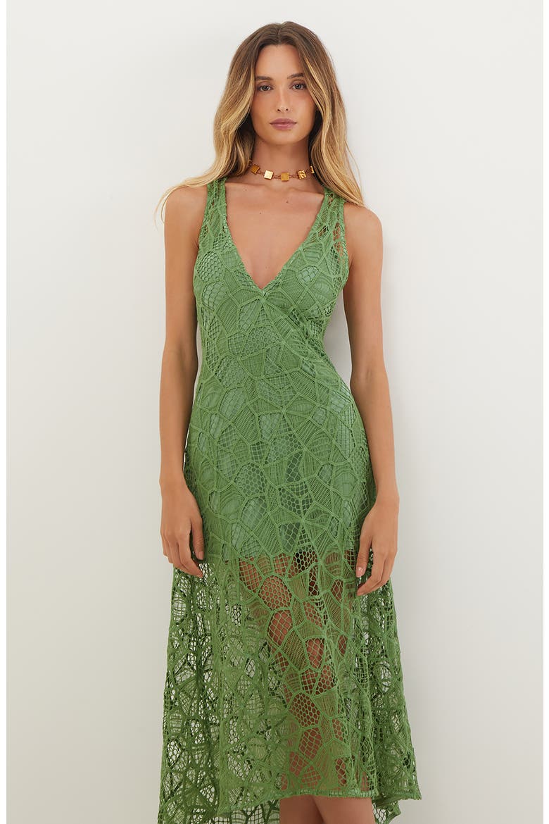 Hollie Lace Cover-Up Dress, Alternate, color, LIGHT GREEN