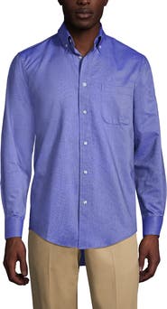 Lands' End School Uniform  Long Sleeve Oxford Dress Shirt