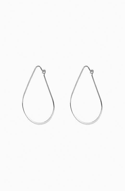 Zoey Hoop Earrings Classic Minimalist Everyday