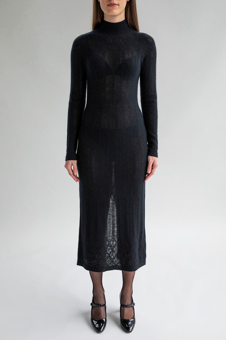 Margot Dress, Main, color, BLACK