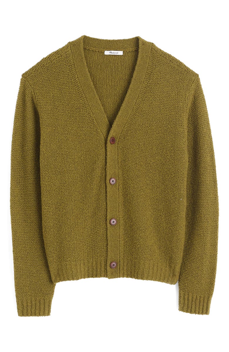 Madewell Bouclé Wool Blend Cardigan, Alternate, color, 
