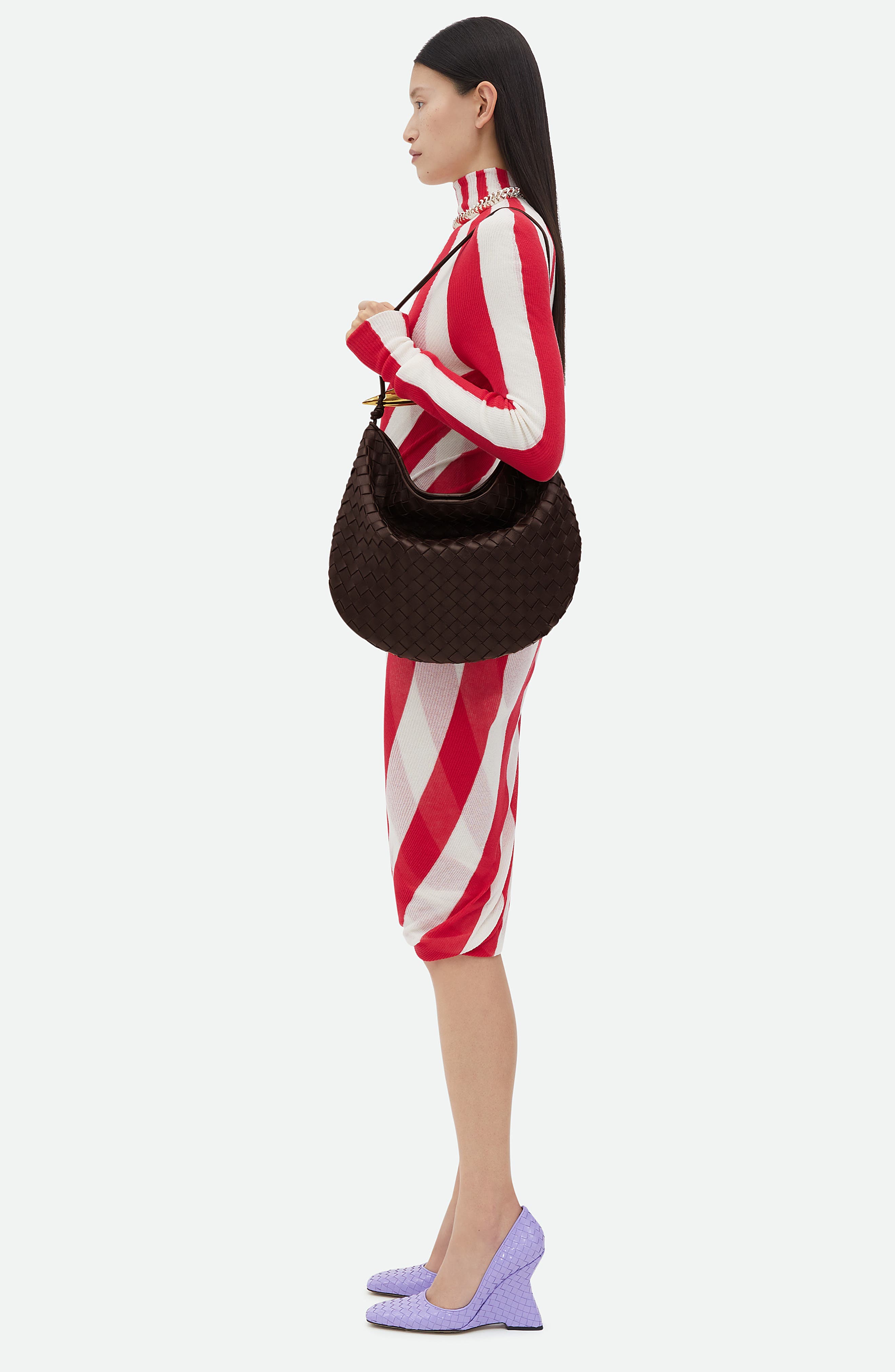 Bottega Veneta Sardine Intrecciato Leather Top Handle Bag, Alternate, color, 