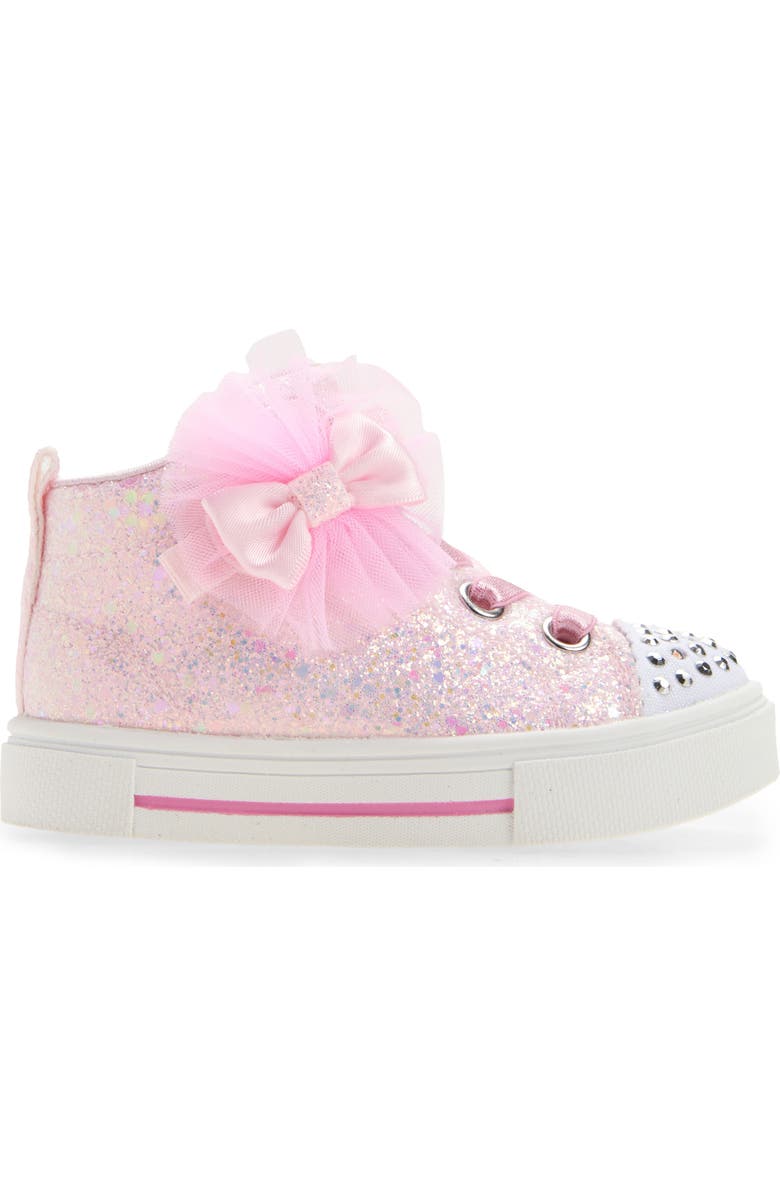 SKECHERS Kids' Twinkle Sparks Light-Up Sneaker, Alternate, color, Light Pink