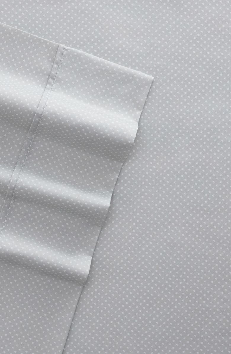 IENJOY HOME Home Spun Our Elegant My Heart Pattern 4-Piece Sheet Set - Light Gray - Full, Alternate, color, Light Gray