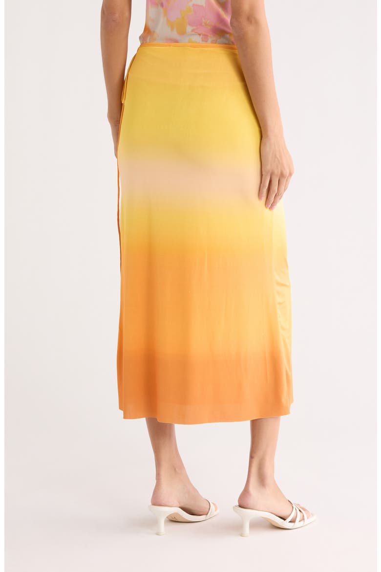Ombré Tube Skirt, Alternate, color, YELLOW