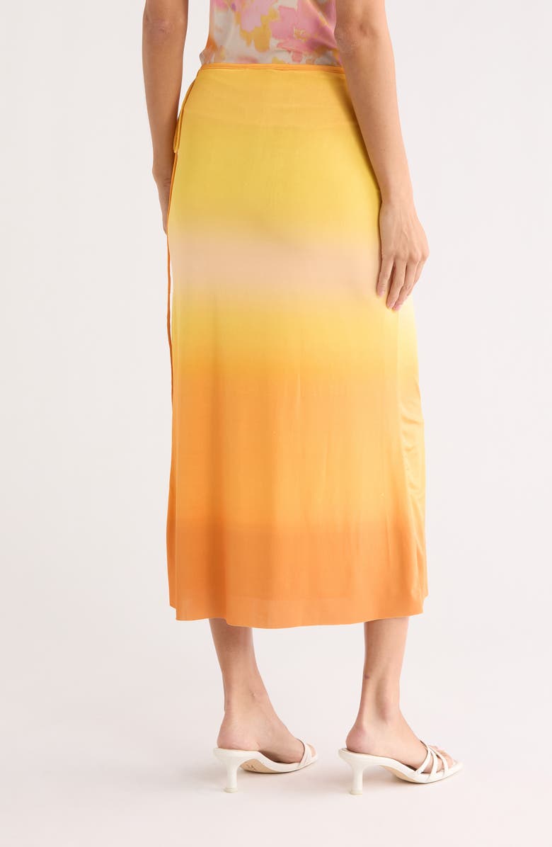 Desigual Ombré Tube Skirt, Alternate, color, Yellow