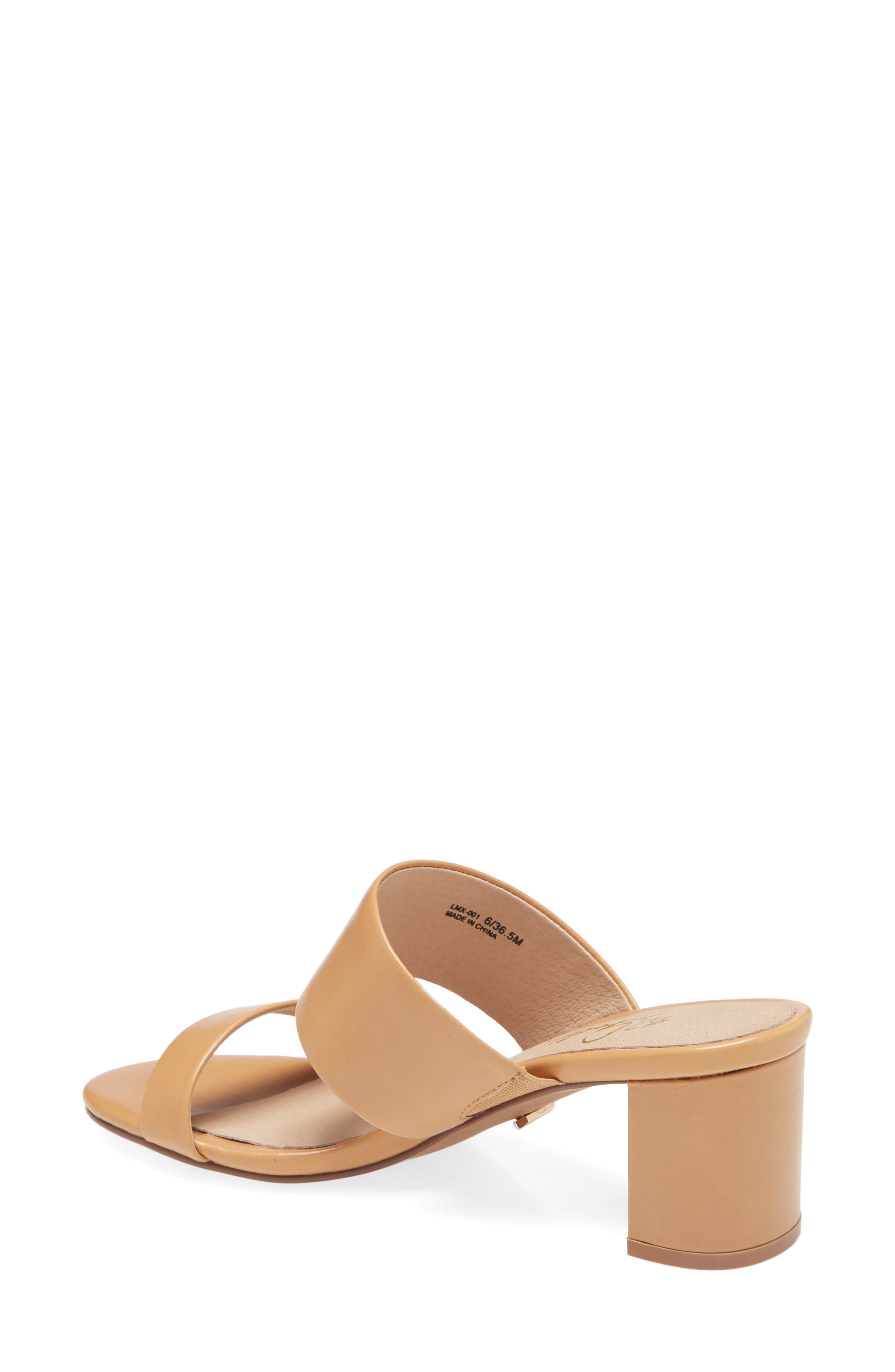 Liya Slide Sandal, Alternate, color, ALMOND