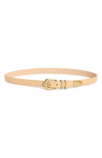Linea Pelle Sculpted Western Buckle Belt