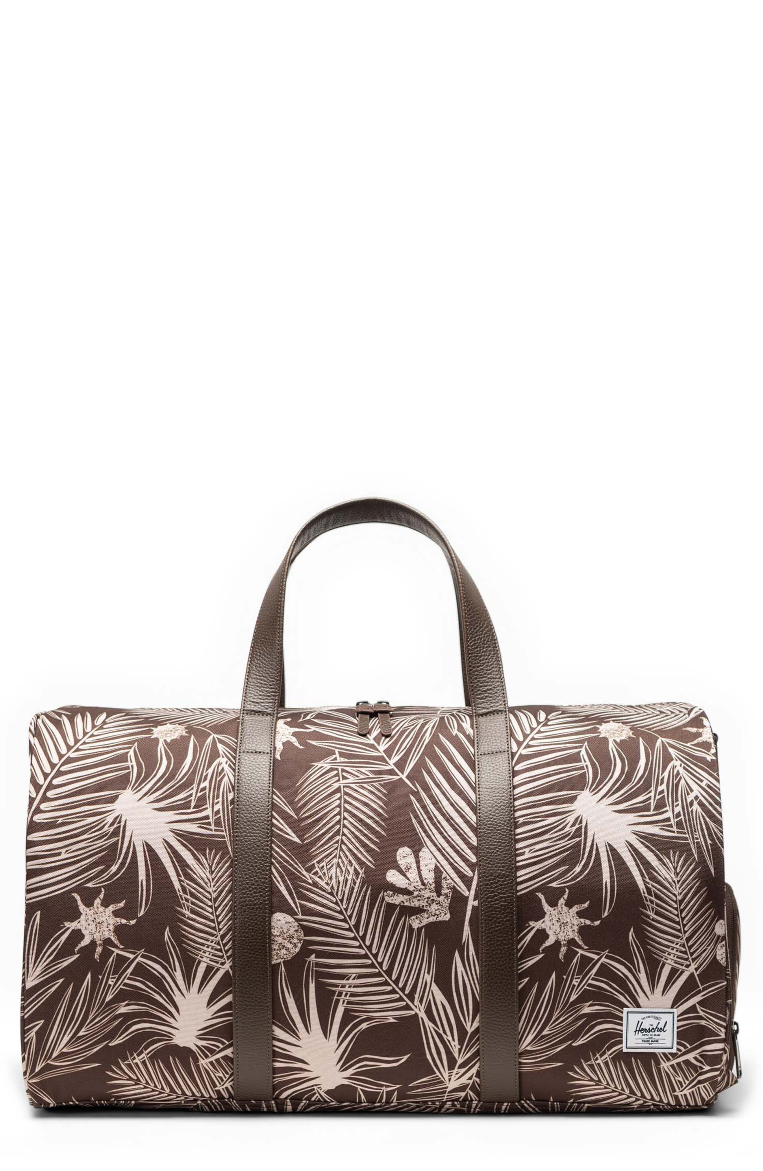 Herschel Supply Co. Novel Duffle Bag, Main, color, Tropical Foliage