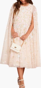 Needle & Thread Ethereal Blooms Cape Kids Dress