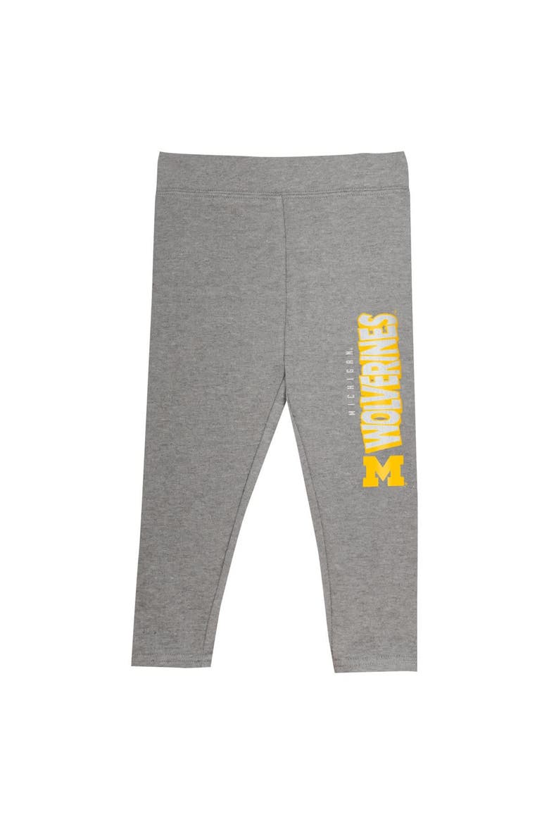 Girls Infant Navy Michigan Wolverines Clubhouse Pullover Hoodie & Legging Set, Alternate, color, Navy