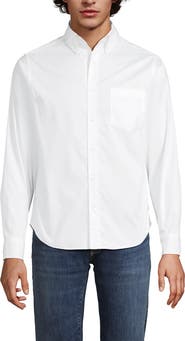 Lands' End Traditional Fit Long Sleeve Travel Kit Shirt