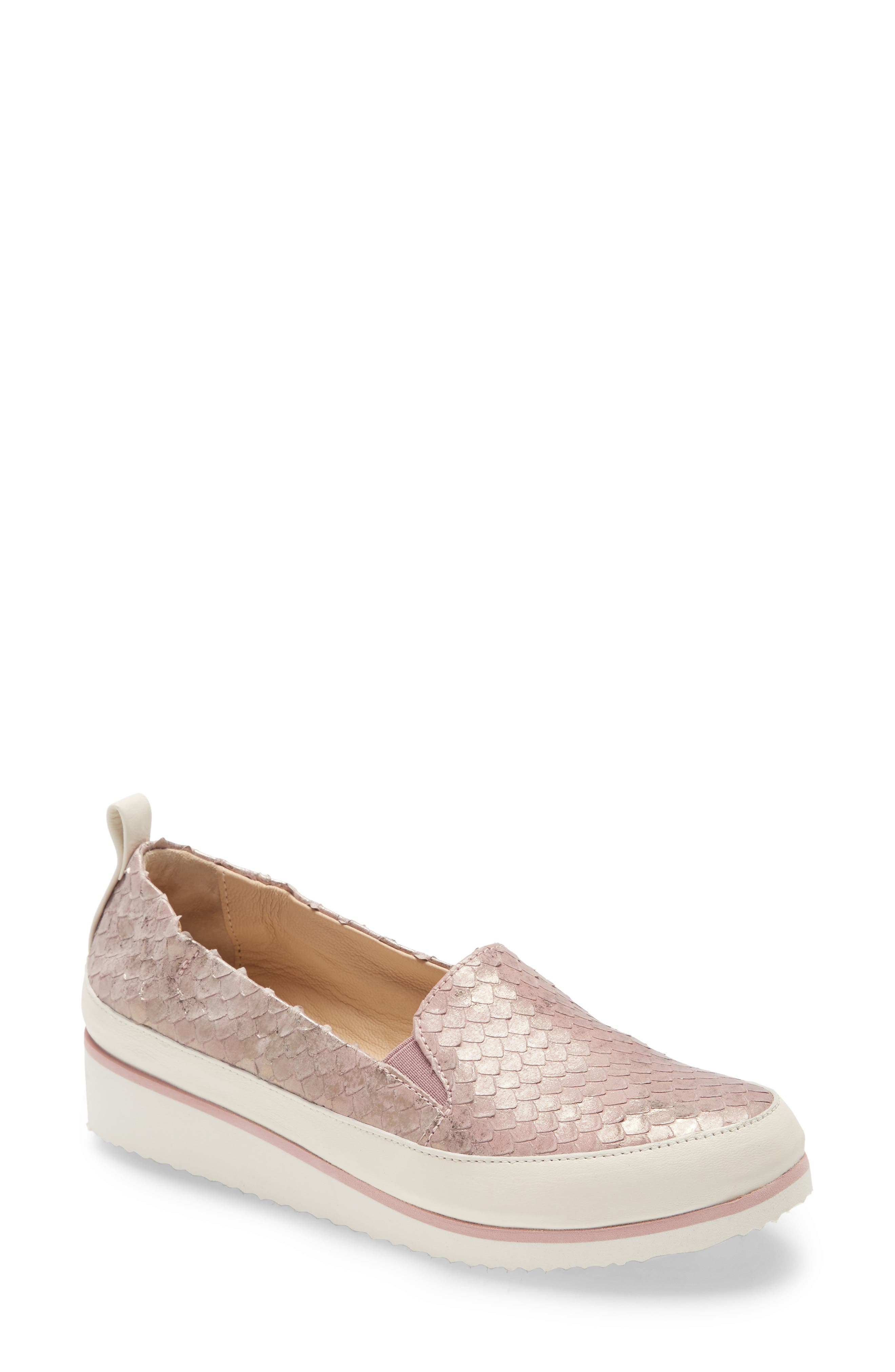 Nell Slip-On Sneaker, Main, color, ROSE METALLIC