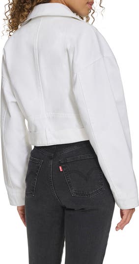 Levi's® Denim Crop Moto Jacket | Nordstrom