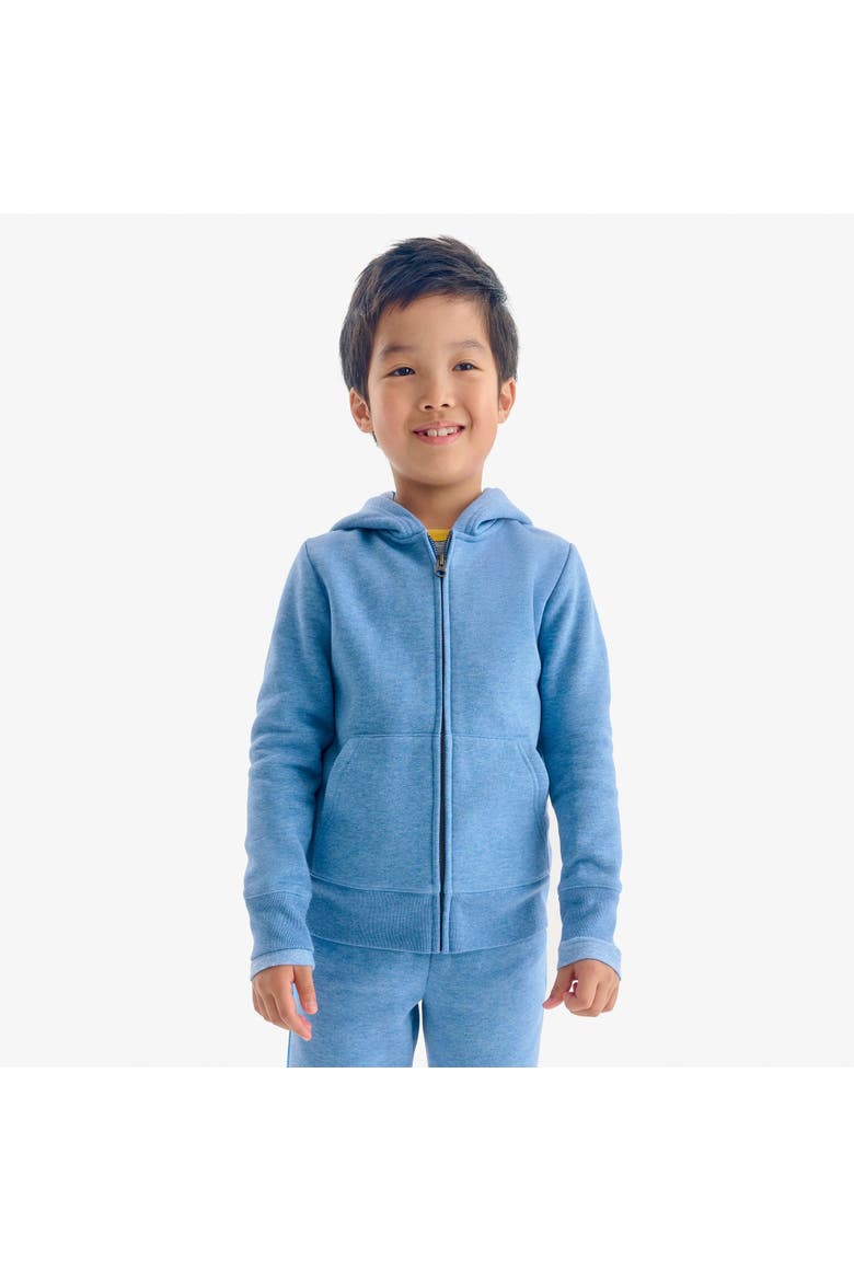 Cozy Fleece Zip Hoodie  (toddler, Little Kid, & Big Kid), Alternate, color, Raisin