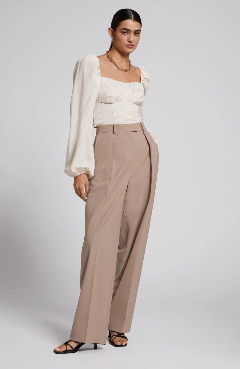 & Other Stories Heart Shaped Blouse, Alternate, color, White