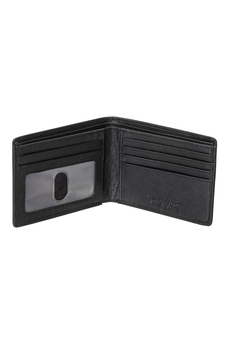 RFID Bifold Wallet, Alternate, color, BLACK