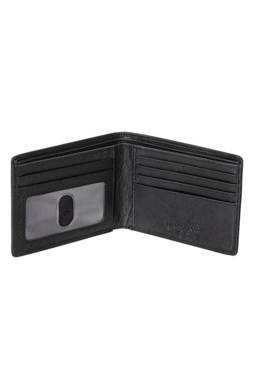 Mancini Rfid Bifold Wallet In Black