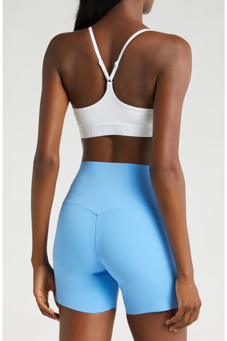 Indy Light Support Padded Adjustable Sports Bra, Alternate, color, 100 WHITE/STONE MAUVE