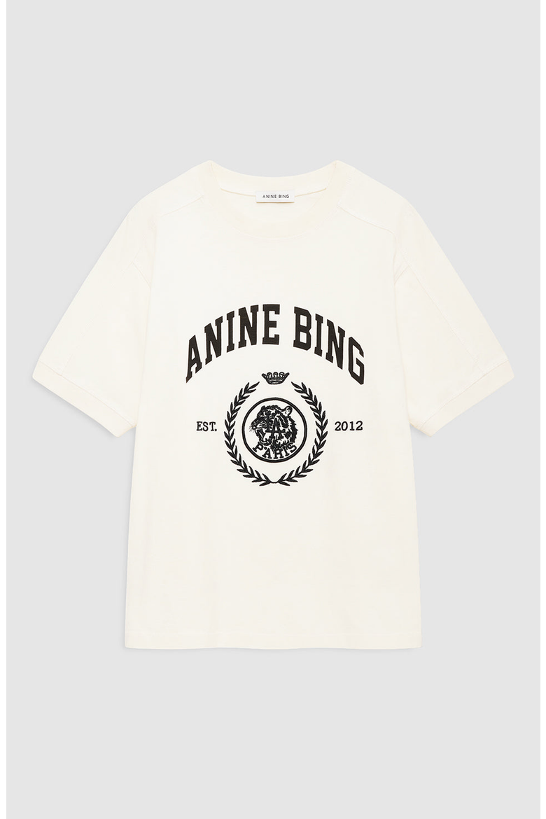 Jaylin Collegiate Tee, Alternate, color, Washed Cream