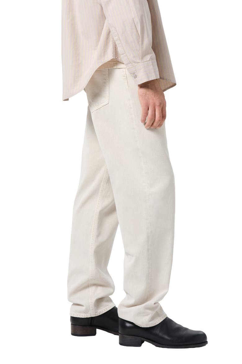 '90s Straight Leg Jeans, Alternate, color, BONE AGED WHITE