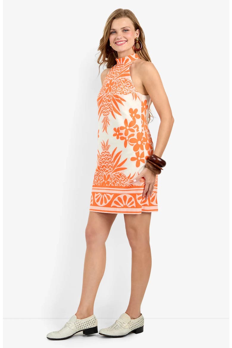 Garam Dress, Alternate, color, Orange Oasis