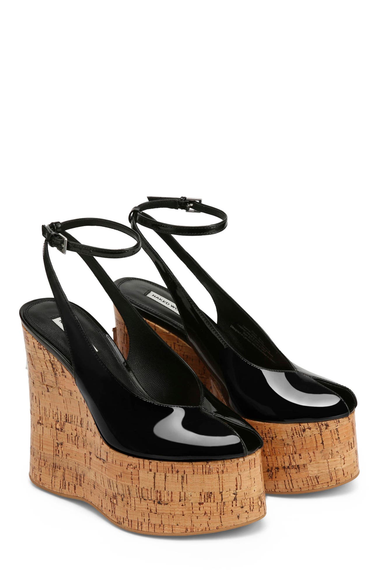 Tansy White Patent, Alternate, color, Black