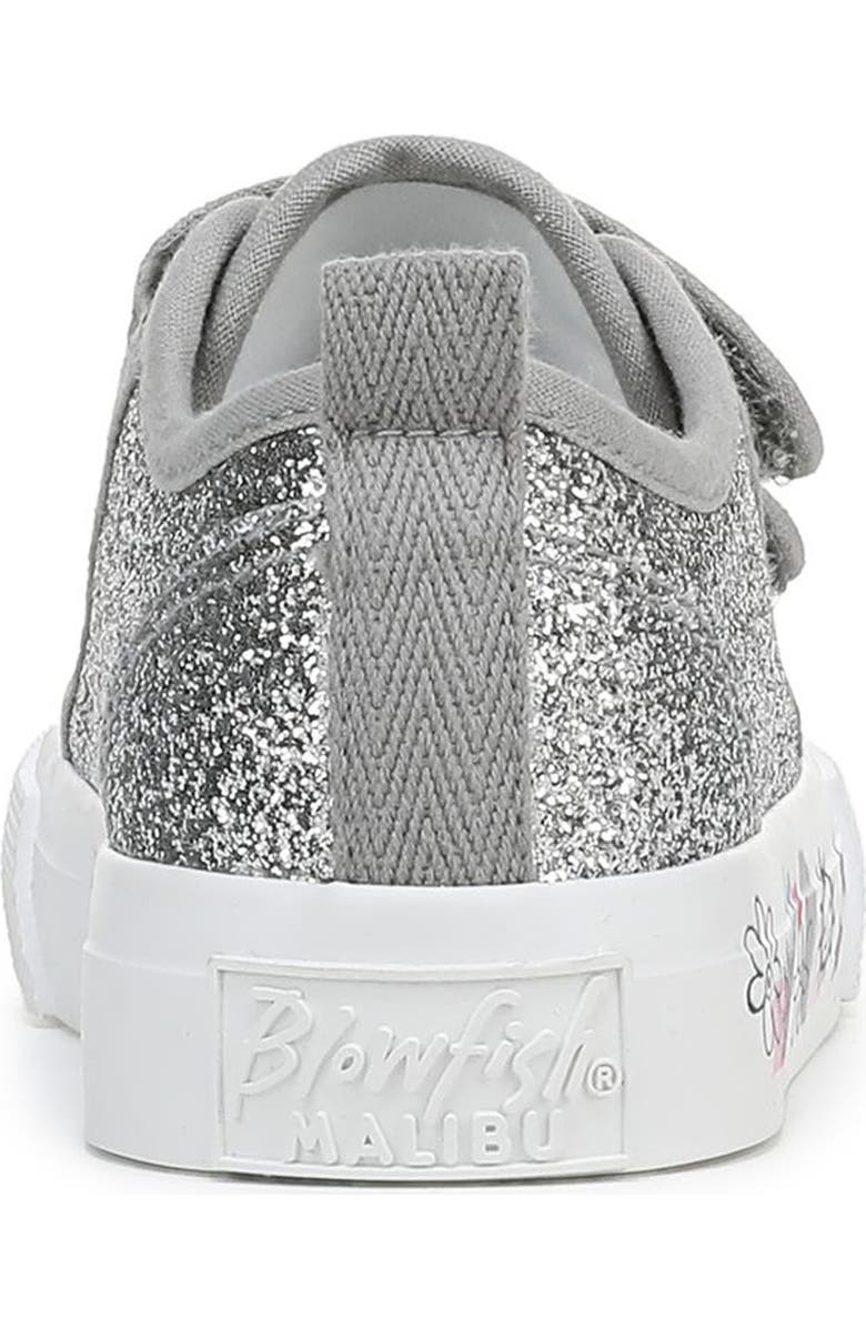 Blowfish Malibu Kids' Cove Sneaker, Alternate, color, Grey / Silver Glitter