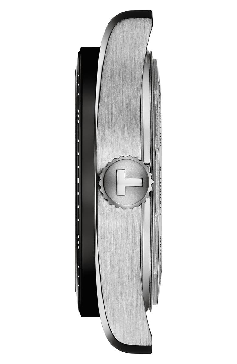 Tissot PR516 Powermatic 80 Automatic Bracelet Watch, 38mm, Alternate, color, Black