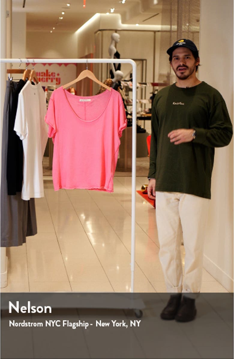 Soothe High Waist Linen Shorts, sales video thumbnail