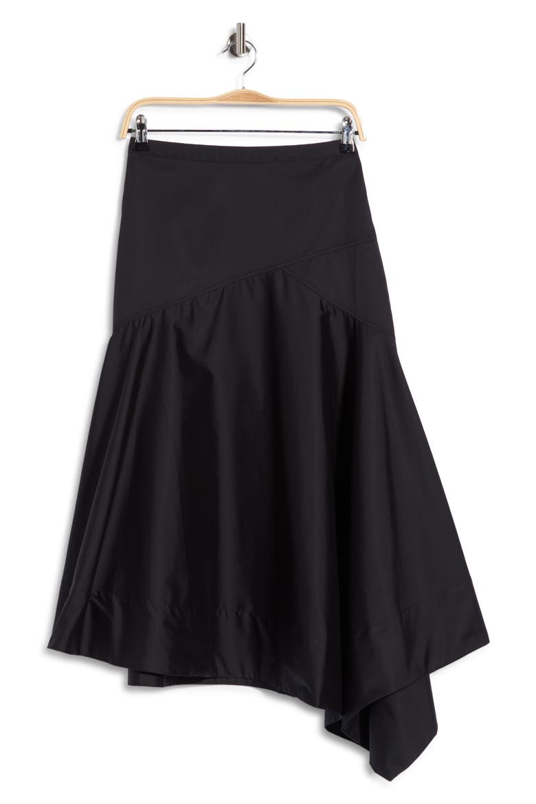 Annika High Waist Asymmetric Skirt, Main, color, NOIR