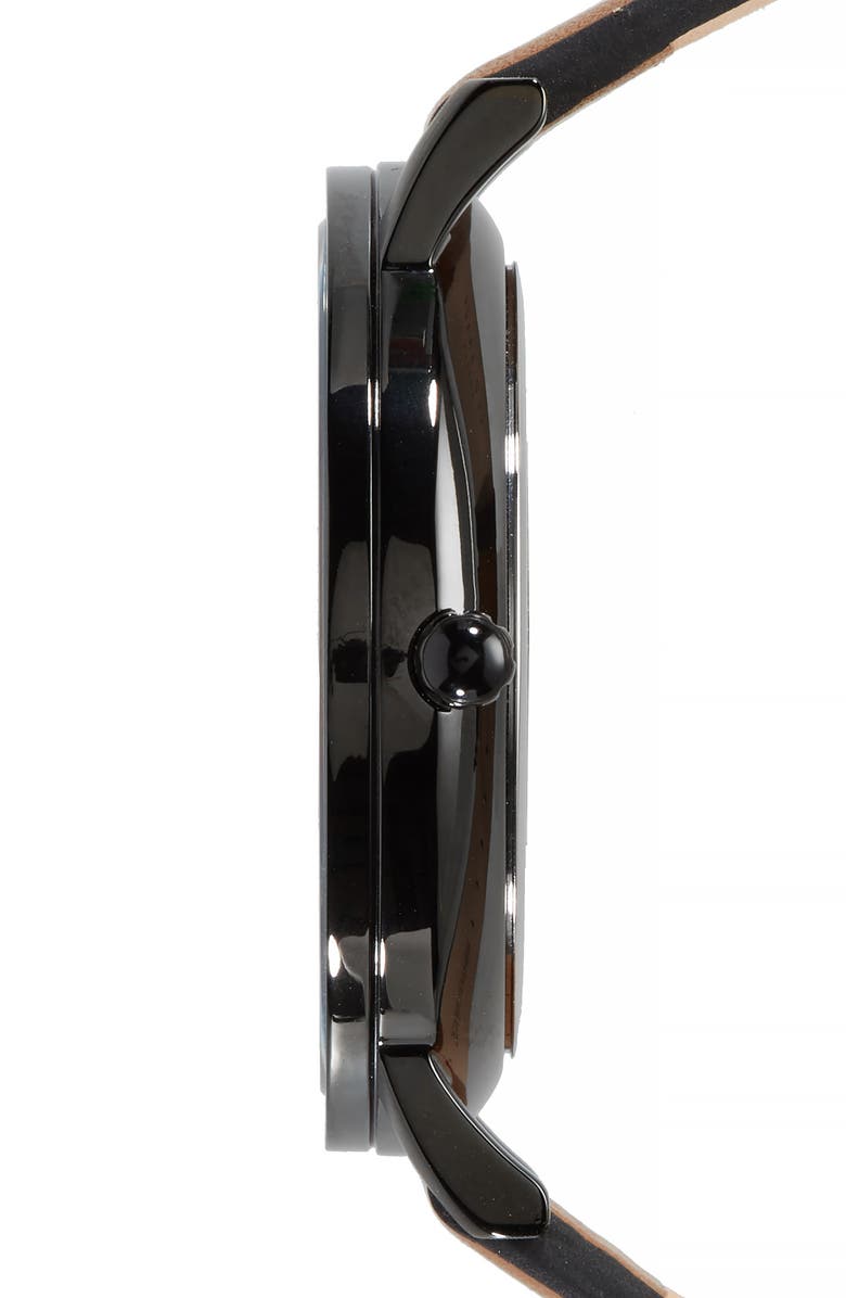 Ted Baker London Graham Leather Strap Watch, 40mm, Alternate, color, 