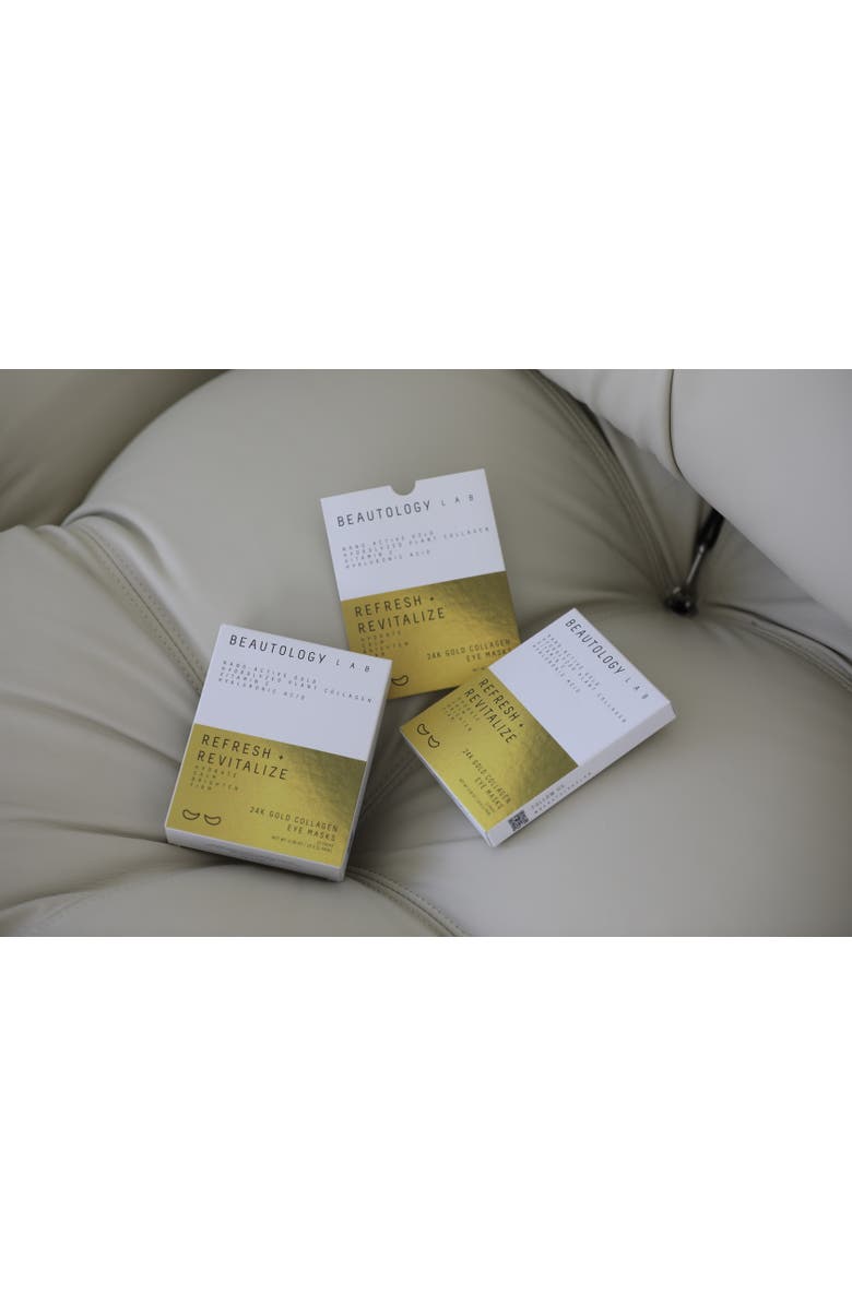 BEAUTOLOGY LAB 24K Gold Collagen Eye Masks in Various Sizes, Alternate, color, 10 Pairs