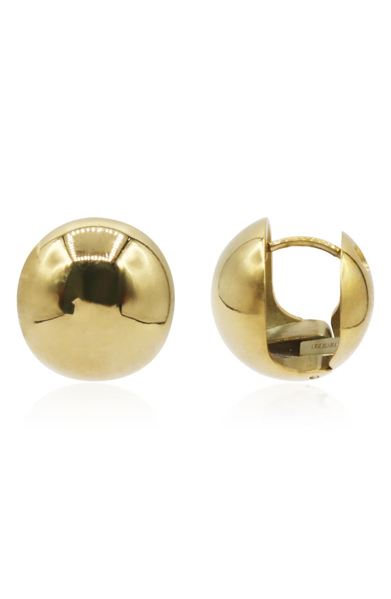 REBL Round Bubble Stud Earrings, Main, color, Gold