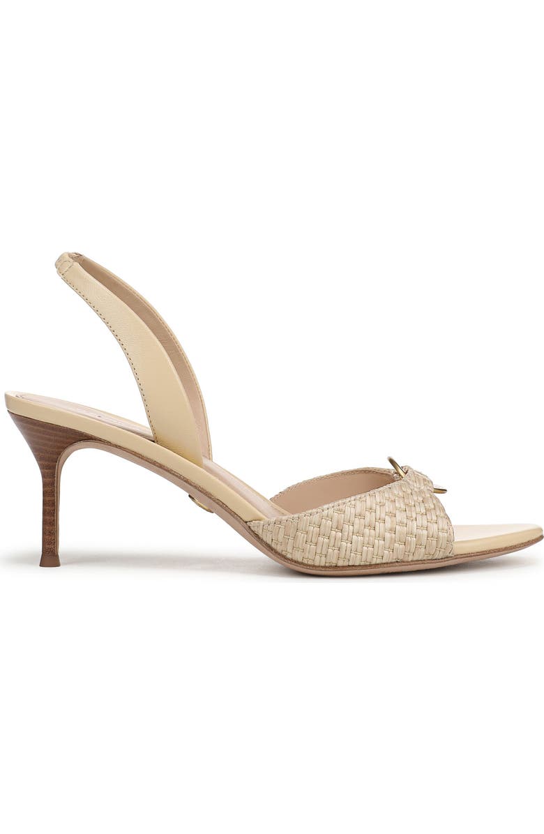 Veronica Beard Tia Slingback Sandal, Alternate, color, Natural