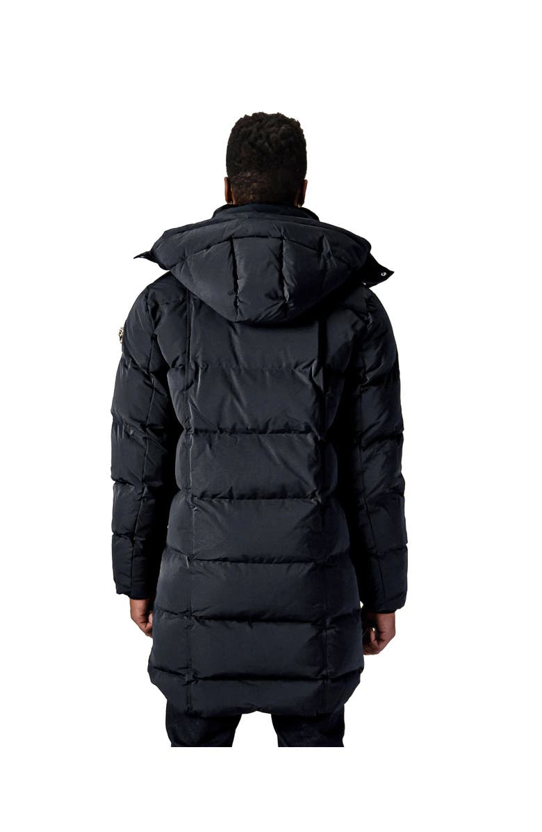 Woodpecker Men's Penguin Long Length Quilted Coat, Alternate, color, Black Diamond