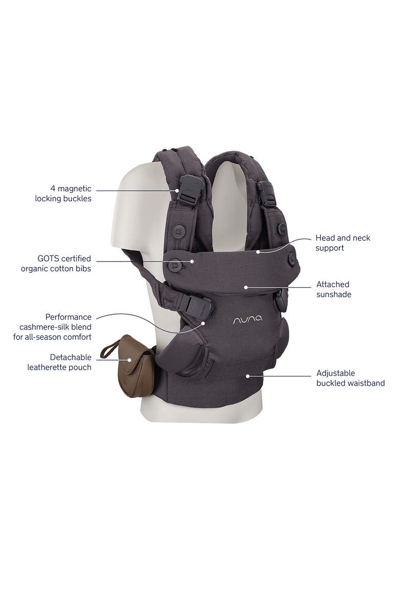 Nuna CUDL<sup>™</sup> Luxe Clik 4-In-1 Baby Carrier, Alternate, color, Dusk