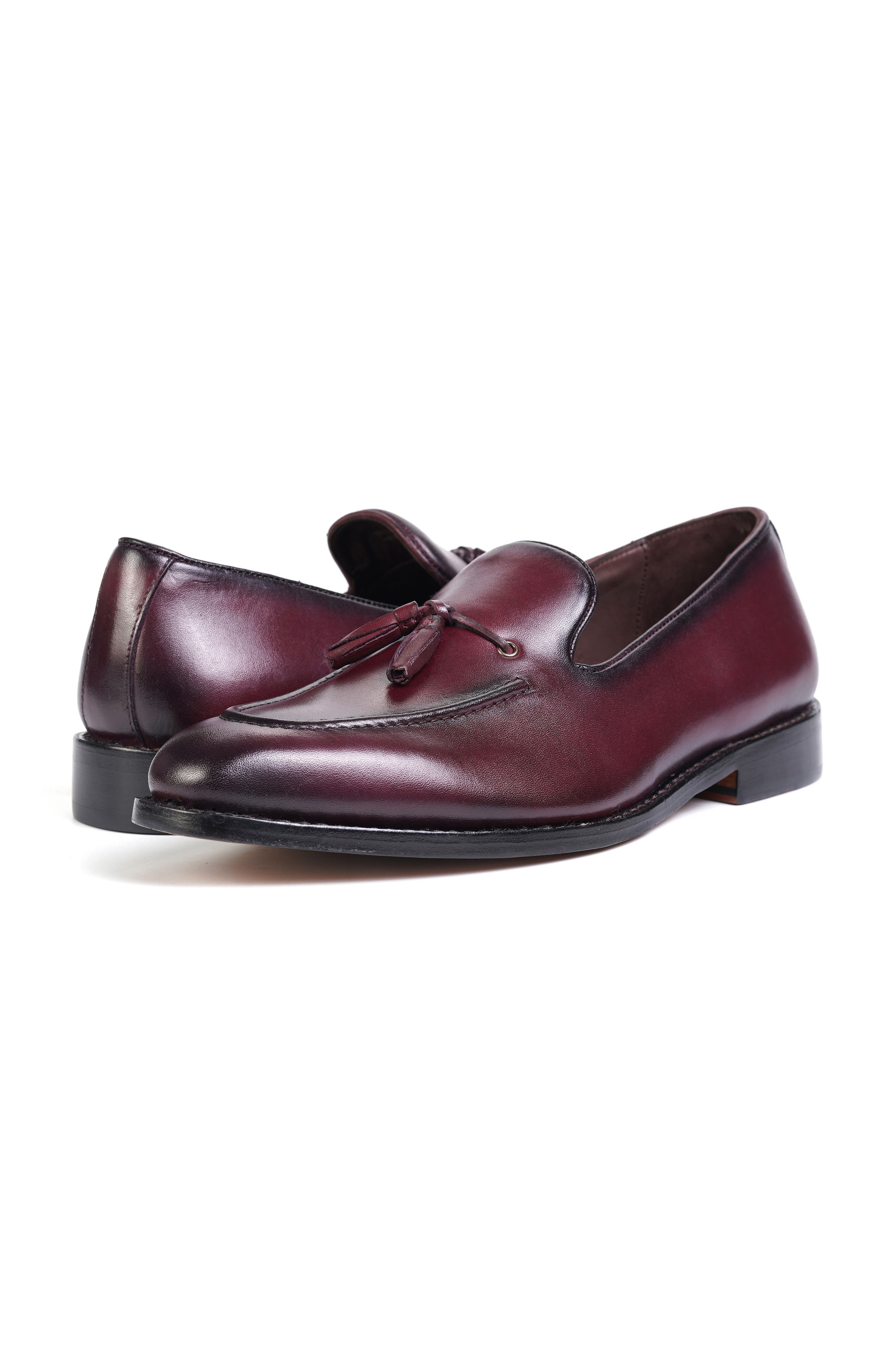 Kennedy Tassel Loafer, Alternate, color, Burnished Oxblood