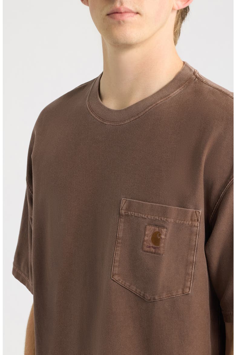 Loose Fit Pocket T-Shirt, Alternate, color, TOBACCO (GARMENT DYED)