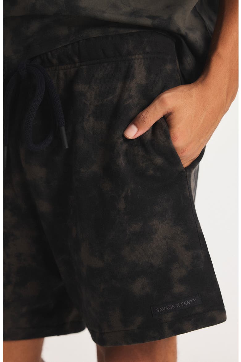 Fleece Shorts, Alternate, color, BLACK CAVIAR DIFFUSED CAMO