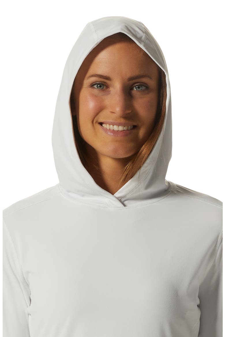 Crater Lake Long Sleeve UPF 50+ Hooded T-Shirt, Alternate, color, FOGBANK