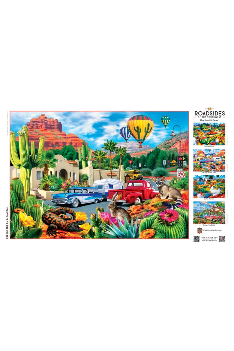 Hot Air & Cool Cars 500 Piece Puzzle, Alternate, color, Multicolor