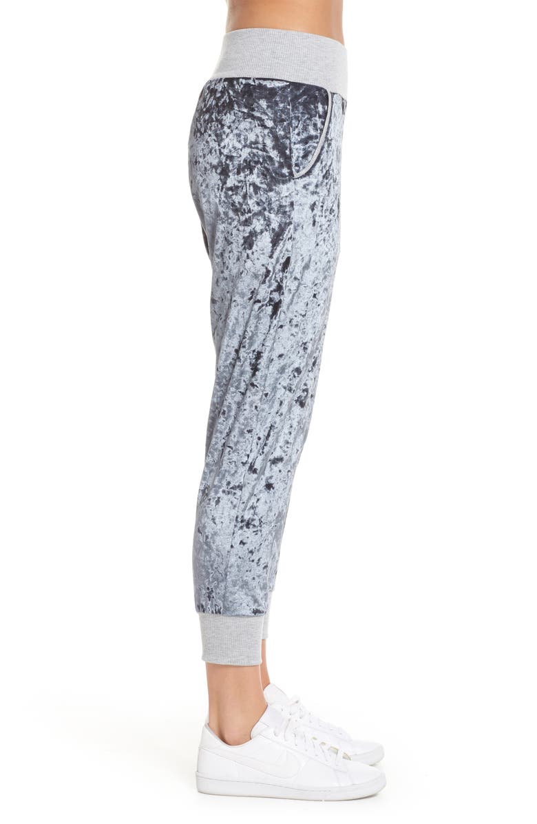 Maaji Hazy Velour Slate Jogger Pants, Alternate, color, 