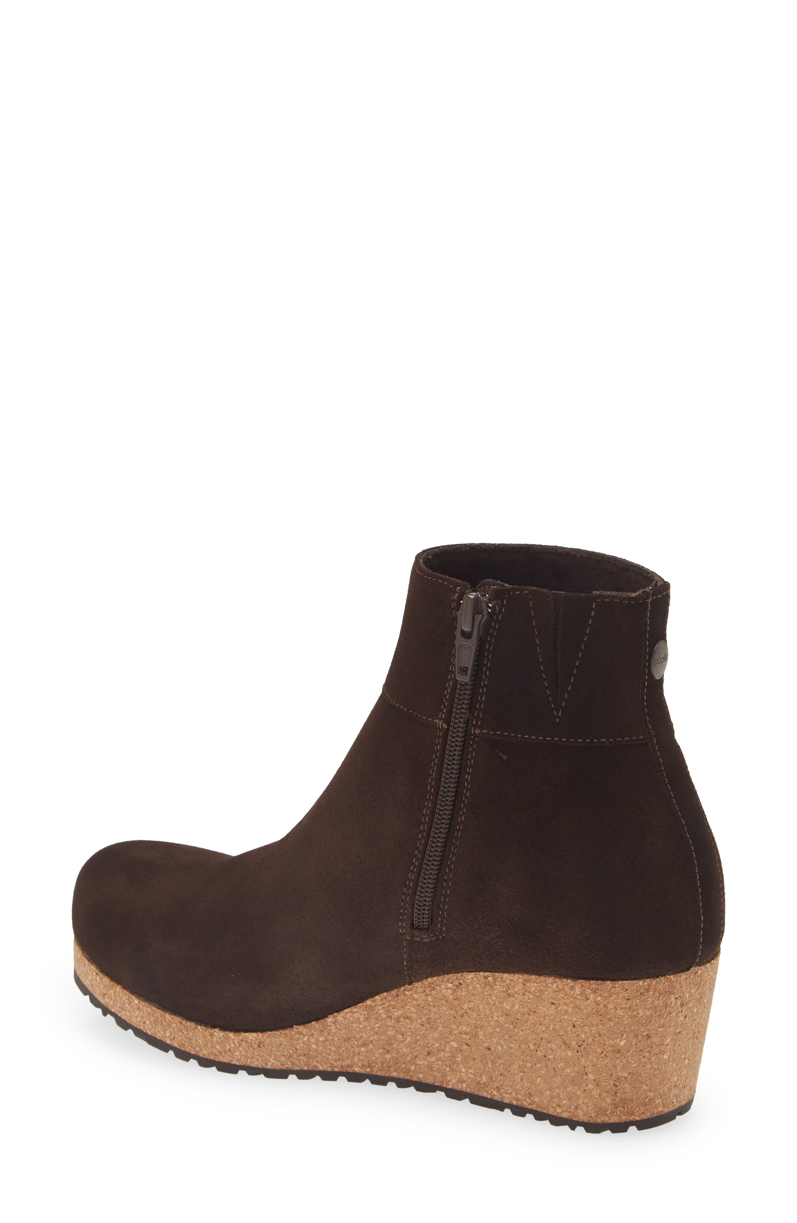 Papillio by Birkenstock Ebba Wedge Bootie, Alternate, color, ROAST