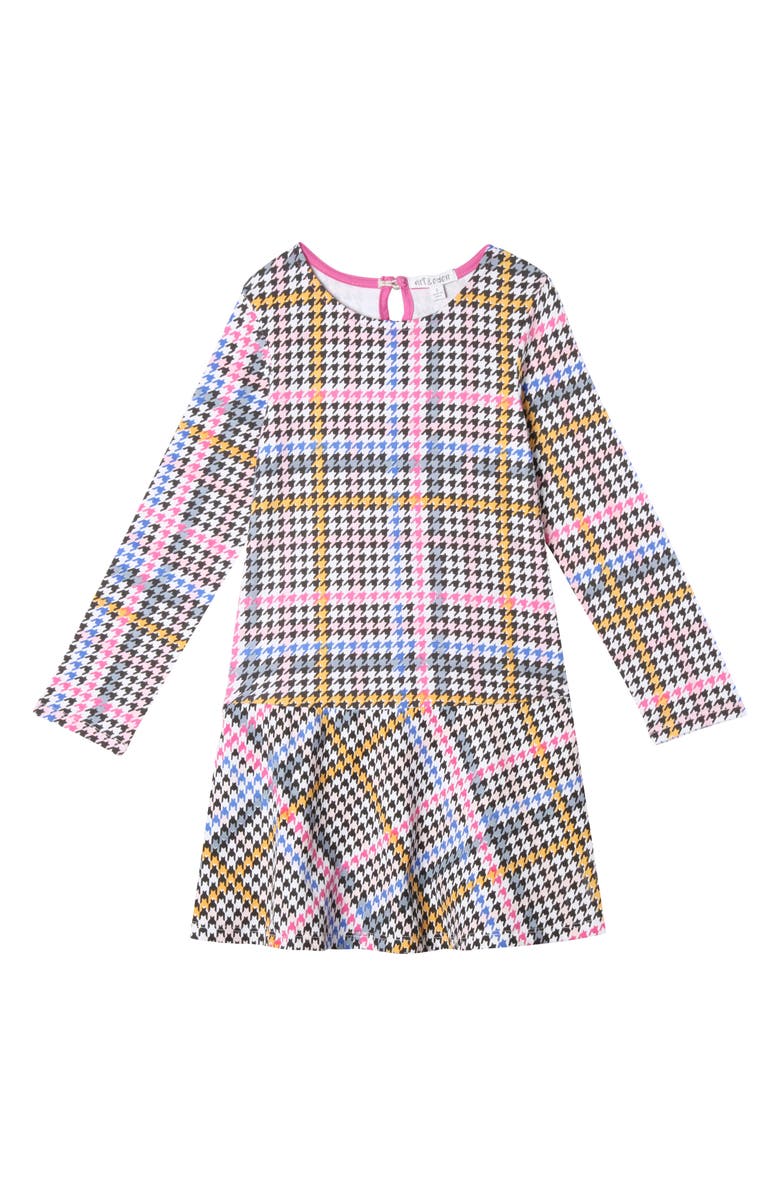 art & eden Caitlin Houndstooth Dress, Main, color,
