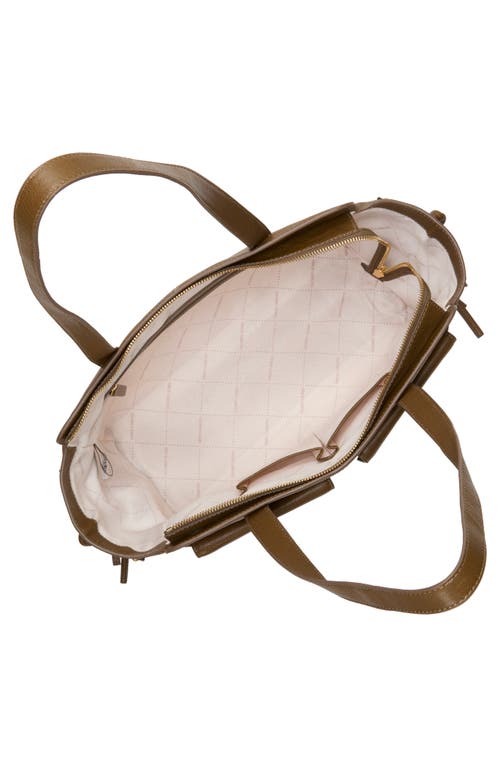Vince Camuto Carly Leather Tote In Brown