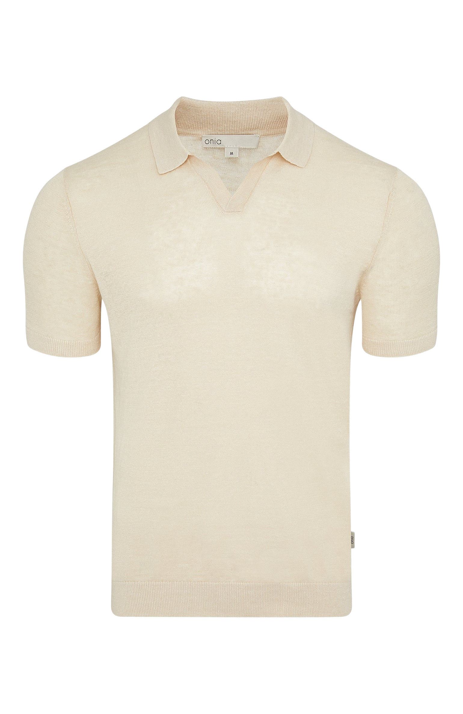 Linen Johnny Collar Polo - image 2