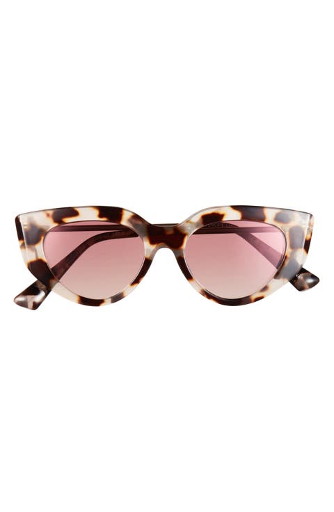 47mm Gradient Cat Eye Sunglasses