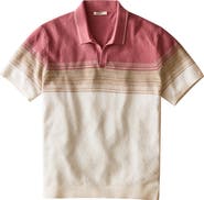 Marine Layer Greyson Short Sleeve Polo Sweater