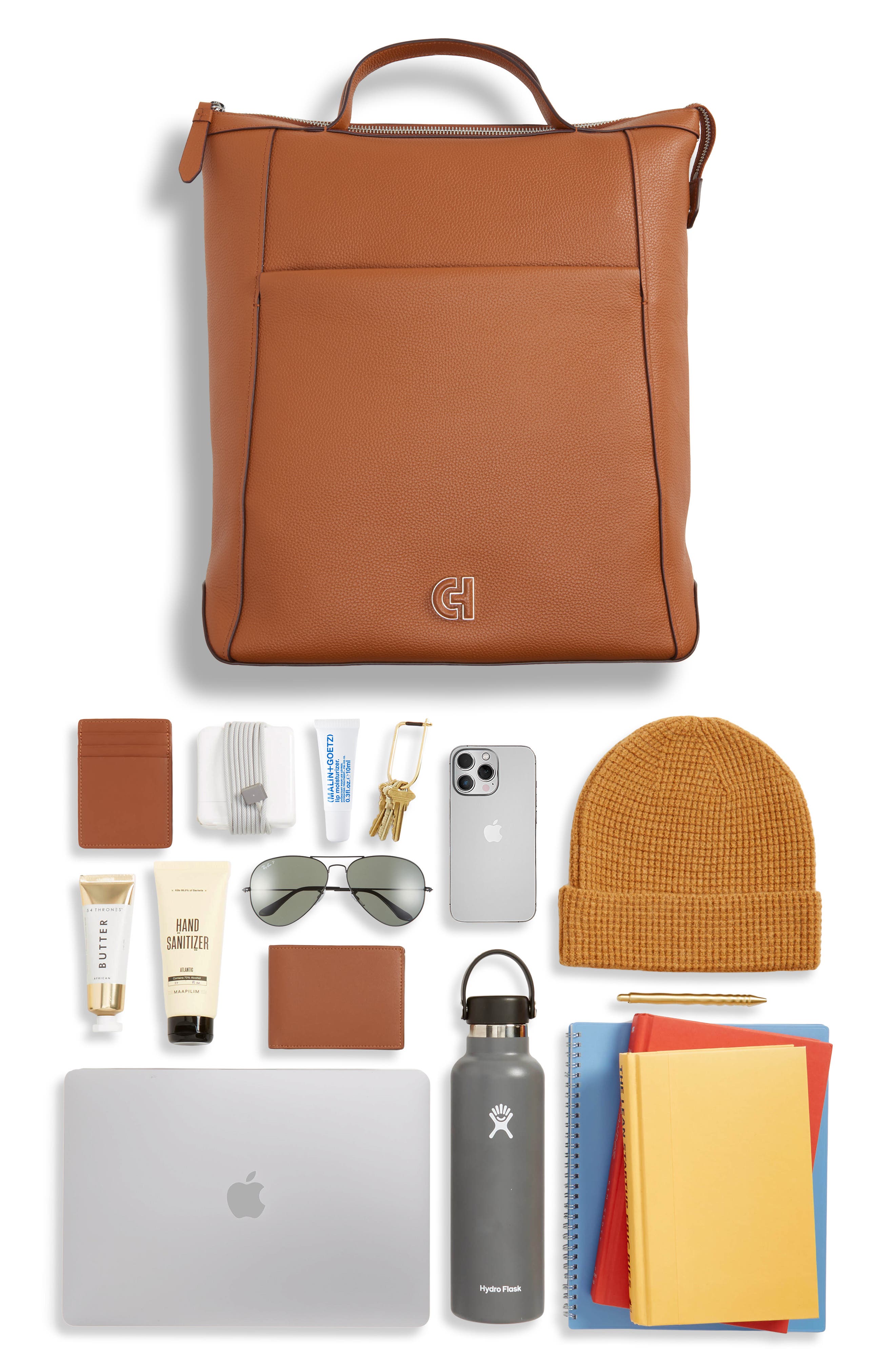 Cole Haan Grand Ambition Leather Convertible Luxe Backpack (Women